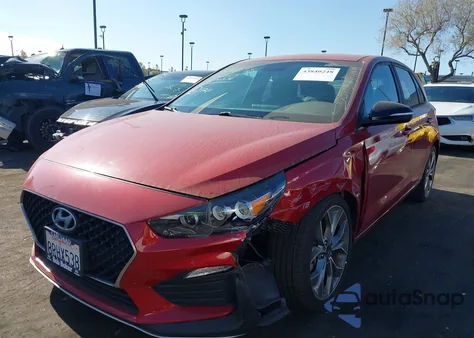 2020 Hyundai Elantra Gt N Line from USA, damaged, VIN KMHH55LC0LU139545